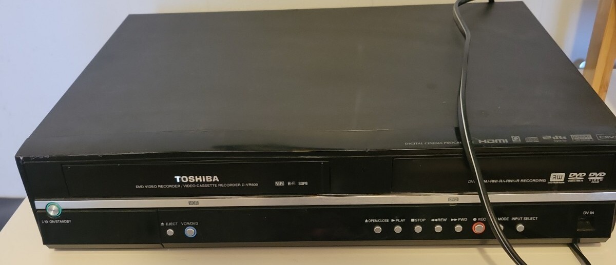 DVD 6点 Read **Toshiba D-VR600 DVD NOT WORKING Recorder VCR VHS Works DVD