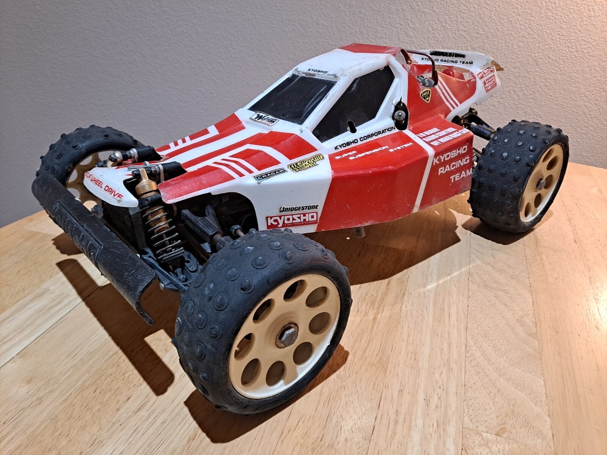 Kyosho 1/8TH Burns 4WD RC Buggy Car Original Painted Body Kyosho 1/8TH Burns 4WD RC Buggy Car Original Painted Body