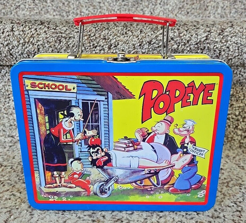 Vintage king Features Syndicate 1999 POPEYE THE SAILOR Metal Lunchbbox