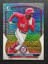 Cristhian Vaquero 2023 Bowman Chrome Mojo Refractor BCP-54 Nationals