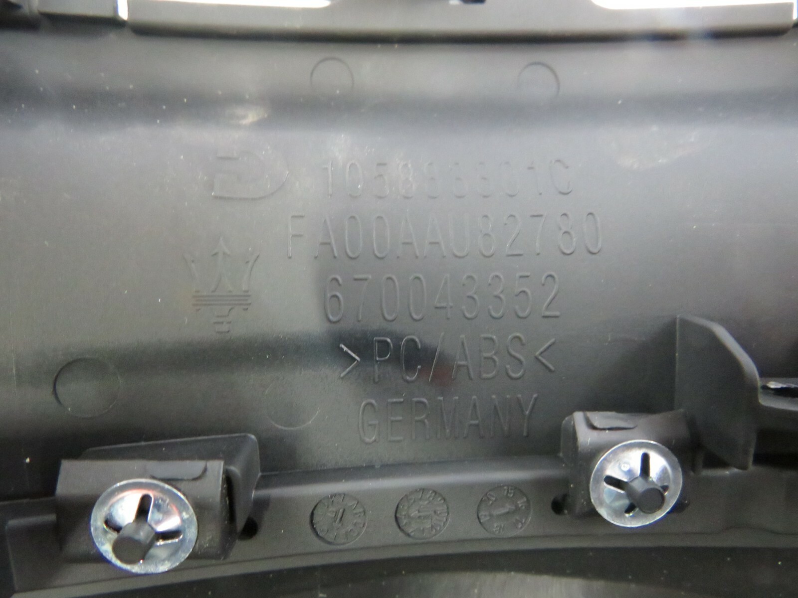 Maserati Levante, Upper Column Cover, Used, P/N 670043352