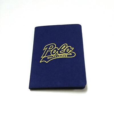 Polo Ralph Lauren Hardcover Navy Cotton Notebook Journal Diary for