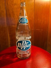 Collectable 32 OUNCE Sugar Free Dr. Pepper Bottle. Item 1