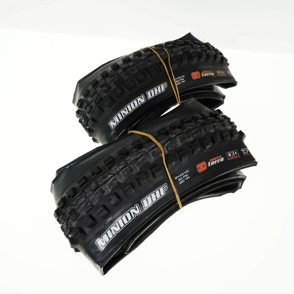 Maxxis Minion DHF  3C Maxx Terra EXO 24x2.4" / 29x2.5WT" MTB Bike Tire Tubeless - Image 3 of 4