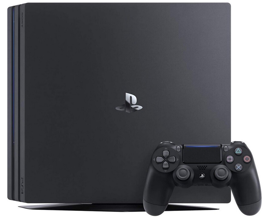 Sony PlayStation 4 PS4 Pro 1TB 4K Console - Black - 1 YEAR