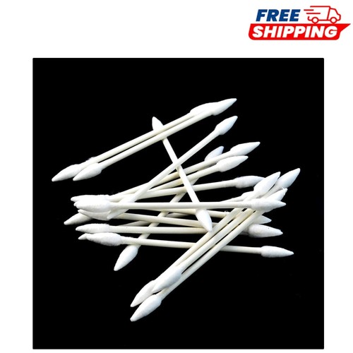 Double Precision Cotton Swabs: 800 Pack with Paper Stick, Soft & Absorbent