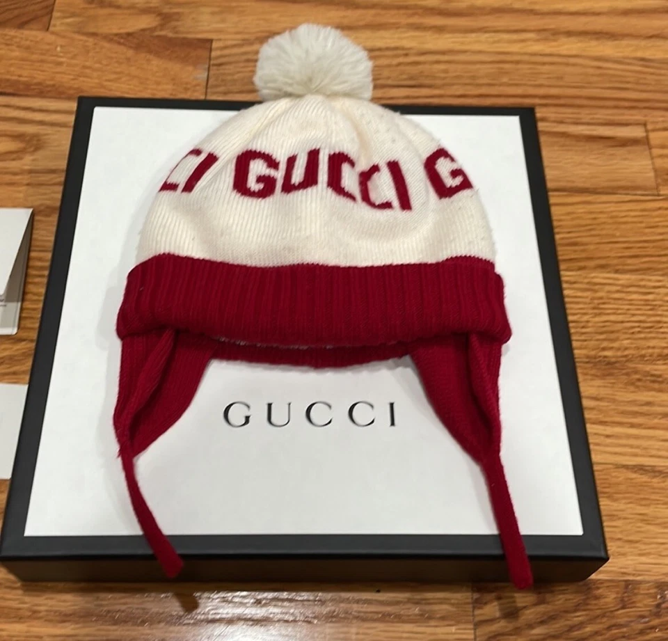 Sombrero de bebé Gucci. Talla Grande, 16 cm 100% AUTÉNTICO! Foto 2 de 4