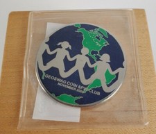 Vtg NOS Geoswag November 2009 Geocoin Trackable Unactivated HTF