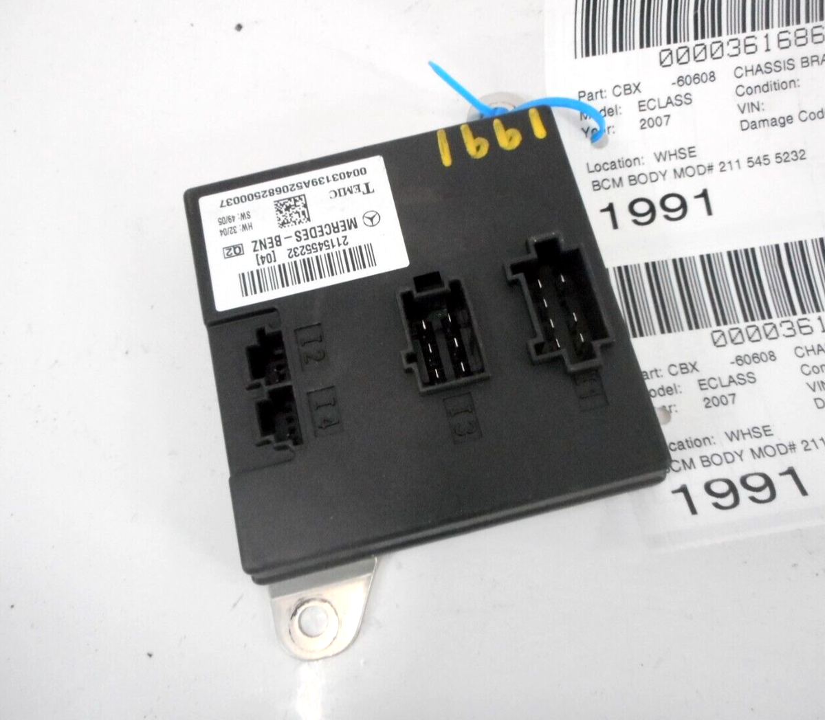 Mercedes-Benz E350 Body Control Module 2115455232 OEM 2007 2008 | eBay
