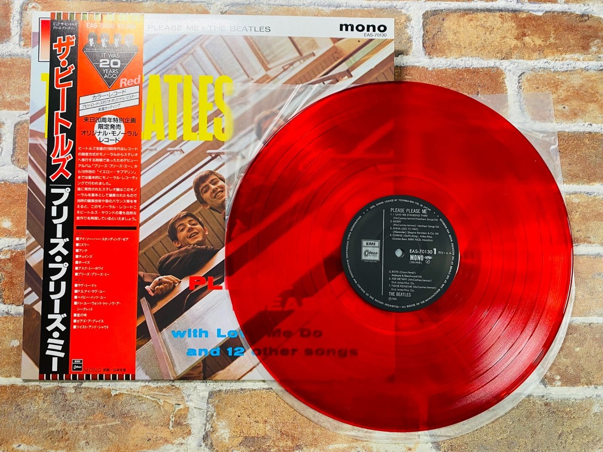 モ*サ様 Beatles Original Mono-Record Collec THE BEATLES Original Mono Record Box 20th Anni. Japan RED WAX
