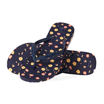 Superdry Super Sleek Aop Womens Footwear Flip Flops - Navy Print All Sizes | eBay