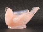 Boyd's Crystal Art Glass BIRD SALT #20 PINK CHAMPAGNE 8-14-79 Cherry Seed NOS — photo 2