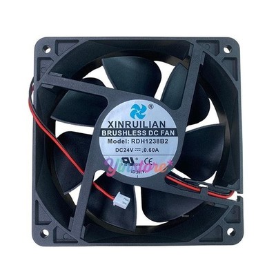 1 pc. New RDH1238B2 Inverter Cooling Fan 12038 DC24V 0.60A 12CM 2Pin *yt