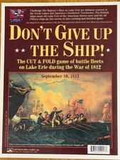 Don't Give Up The Ship! Battle Fleets Lake Erie War of 1812 Game Excel. Cond.