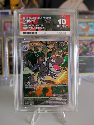 Pokémon TCG Tyrunt Pokémon Center Stamped ACE 10