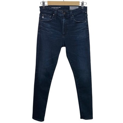 AG Adriano Goldschmied Jeans Womens 27x29 Blue Farrah High Rise Skinny Ankle NWT