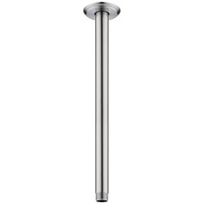 12 Inch Brushed Nickel Ceiling Shower Arm Flange for Rain Shower Head