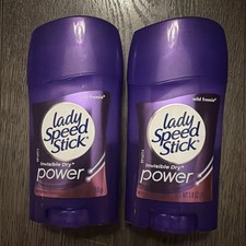 Lady Speed Stick Antiperspirant WILD FREESIA Deodorant Lot of 2 1.4 Oz Each 