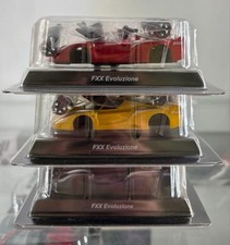 Kyosho Ferrari FXX Evoluzione 1/64 Scale Unassembled 3-Pack, Near Mint