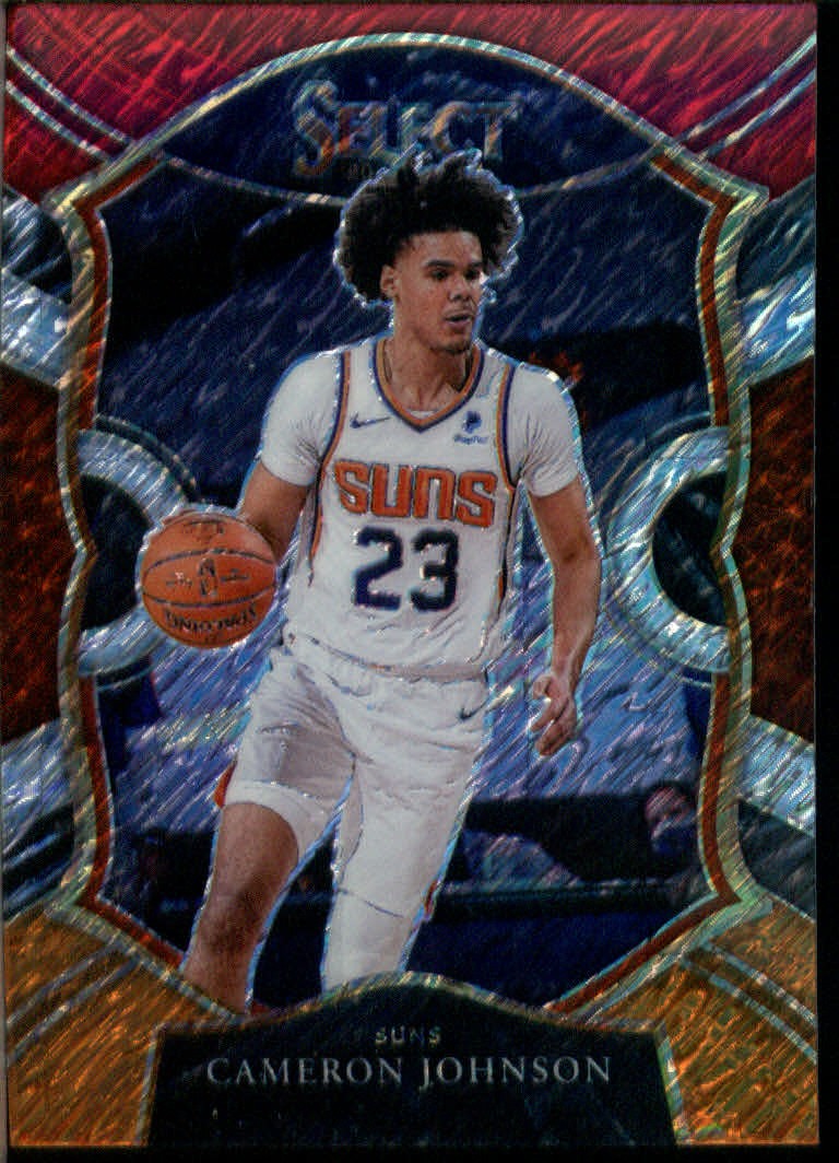2020-21 Panini Select #21 Cameron Johnson Red White Orange Flash