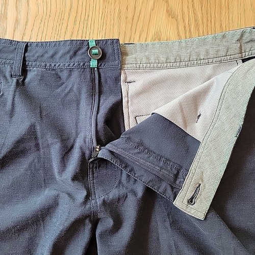 Linksoul Boardwalker pantaloncino uomo taglia 38 blu navy ibrido elasticizzato - Foto 3 di 10