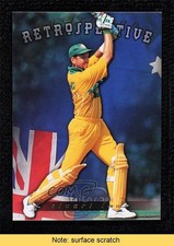 1996 Futera World Cup Cricket Australian Retrospective /1000 Stuart Law READ 3q4