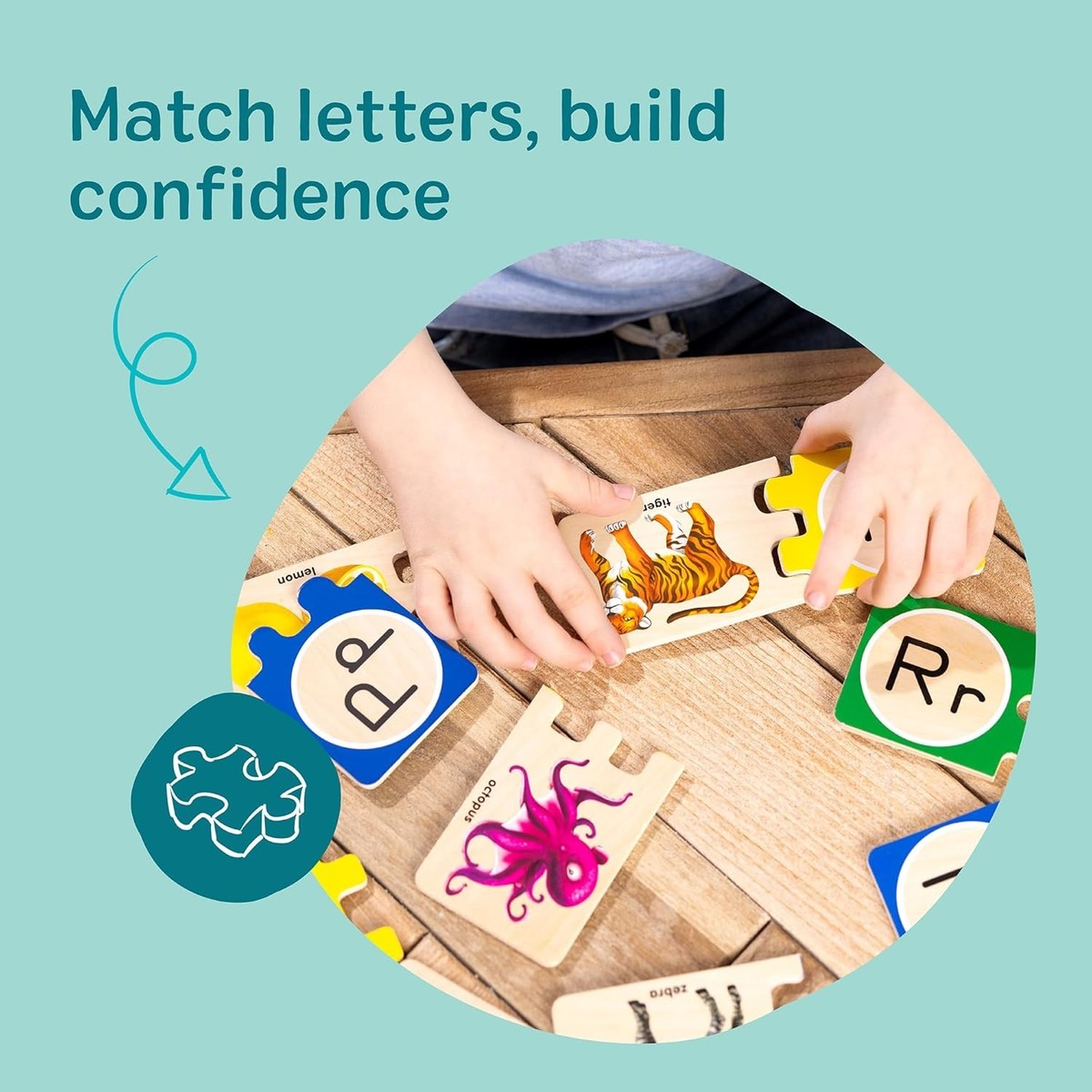 Melissa & Doug Self-Correcting Alphabet Letter Puzzles - 2541 for