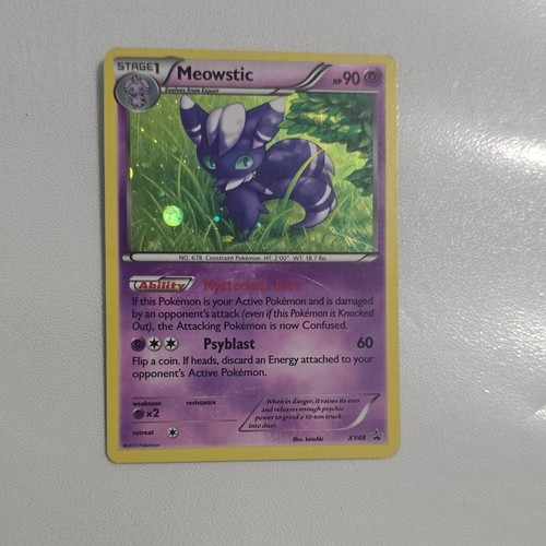 Pokemon Company Meowstic XY48 XY Black Star Promo Holo English 2015 90 HP