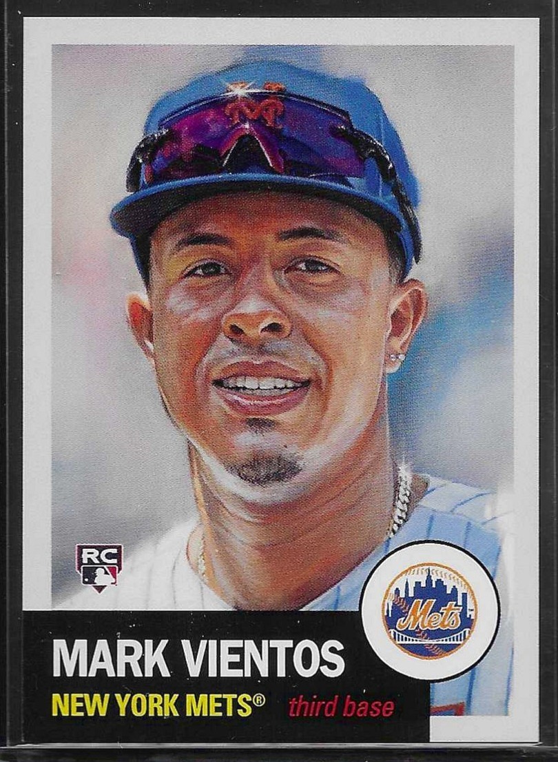 2023 TOPPS LIVING SET # 670 MARK VIENTOS Rookie RC New York Mets 1,533 Printed c