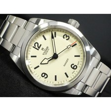 TUDOR WATCH RANGER 79930 CHRONOMETER AUTOMATIC DUNE WHITE DIAL STAINLESS STEEL