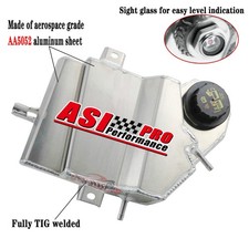 Asi Aluminum Overflow Tank Bottle For 2003-07 Ford 6.0l Powerstroke F-250 F-350