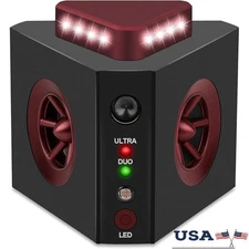 4-in-1 Ultrasonic Rodent Repellent Pest Control Device Mice Rat Deterrent New