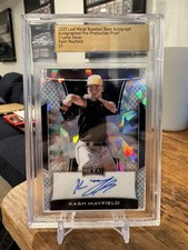 2025 Leaf Metal Baseball Kash Mayfield Prospect RC Auto #1/1 Slabbed Proof