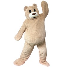 Bear Costume, Adult Plush Mascot Costume for Valentine's Day Birthday Party 82in