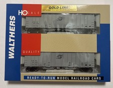 Walthers 932-23721 HO Chicago North Western 50' Covered Hopper Pack of 2 EX
