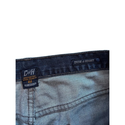 Citizens Of Humanity Jeans Mens Sz 36x34 Blue Sid Distressed Stretch Made In USA - Picture 5 of 11