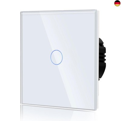 BSEED Touch Light Switch, Glass Touch Wall Light Switch, Standard 110 V ? 240