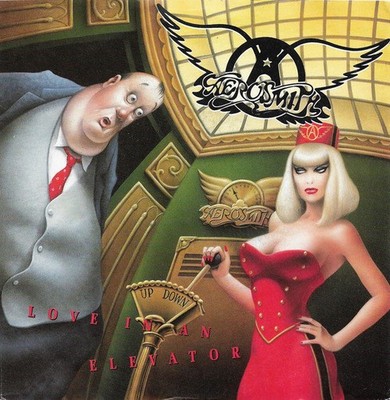 Aerosmith - Love In An Elevator - Used Vinyl Record 7 - G8100z