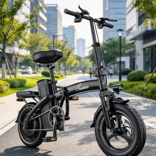 14 Zoll LookRun G11 Klappbares Elektrofahrrad 48V 400W 7.8AH Akku kompakt E-Bike