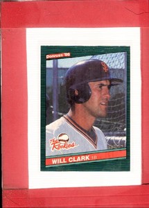 1986 Donruss Rookies #32 Will Clark MINT RC Rookie Giants ID:69520