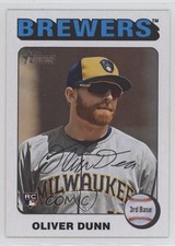2024 Topps Heritage High Number White Border Oliver Dunn #653 1kn1