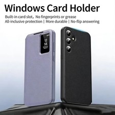 Image of Smart View Wallet Case for Samsung Galaxy S24 25 26 Ultra Book Folding Cover