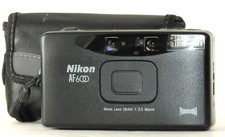 N. M Nikon AF600 PANORAMA Point  Shoot 35mm Film Camera w/soft case From Japan