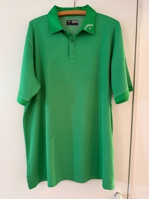 Callaway  Golfshirt  Gr. XL  Grün/Weiß   NEUwertig!!