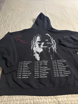 Travis Scott Astroworld Tour Head Hoodie   Wish You Were Here  READ