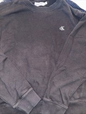 Women s Calvin Klein Black Archive Logo Medium Sweatshirt
