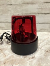7 Rotating Police Party Light Red Flashing Beacon Novelty New