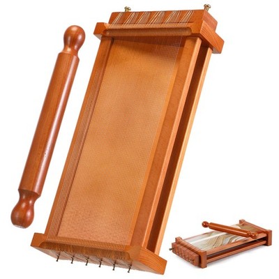 Silifine Chitarra Cutter Italian Pasta Rolling Pin Guitar Board Making Tool