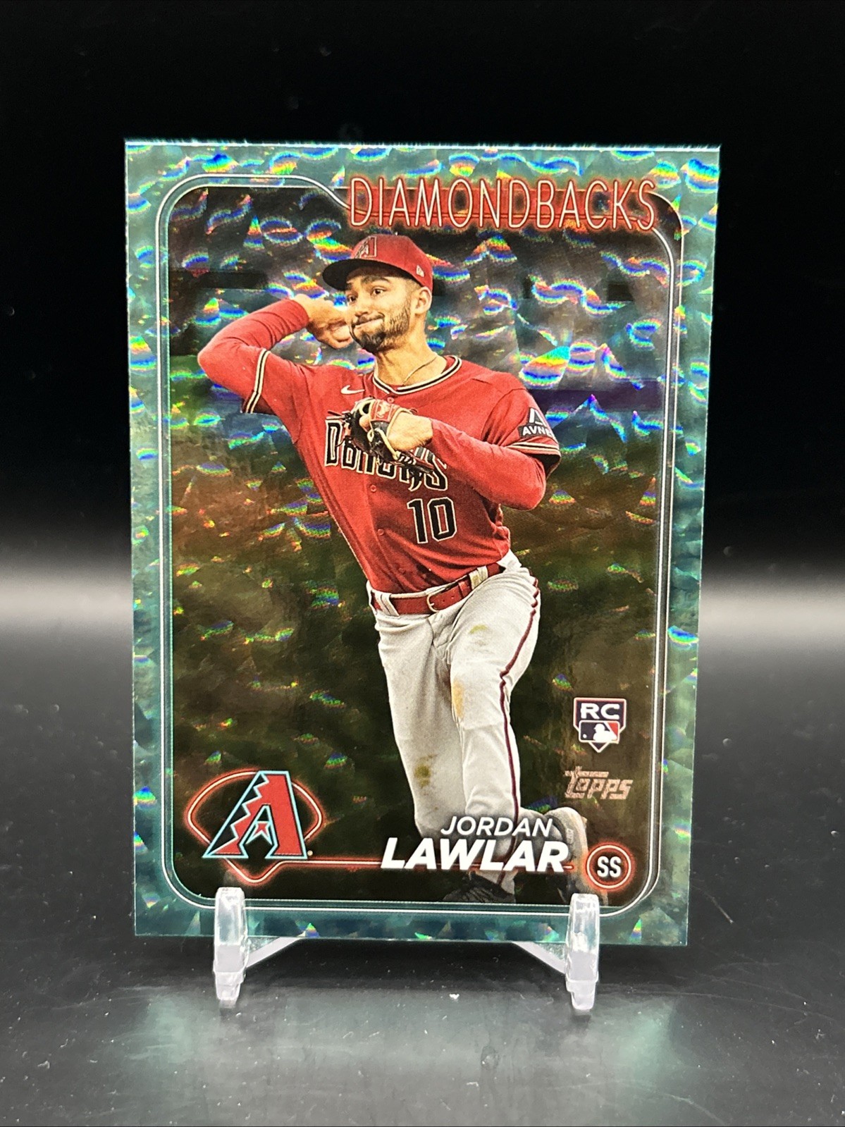 2024 Topps Series 2 - Jordan Lawlar #451 Aqua Foil /399 RC