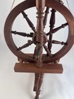 Miniature 18” Castle Style Spinning Wheel Wood Salesman Sample - Works! — photo 6